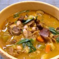 Pilz-Cremesuppe mit Gemüse