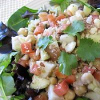 Griechischer Kichererbsen-Salat